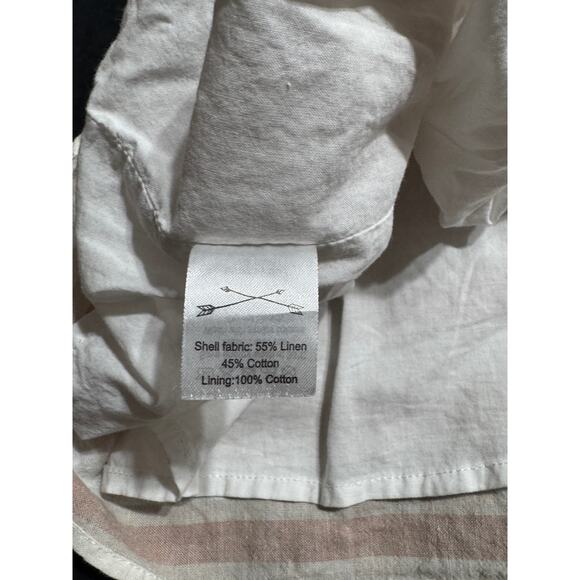 Rylee + Cru Striped Linen Dress size 4-5Y 4T 5T - Picture 6 of 6